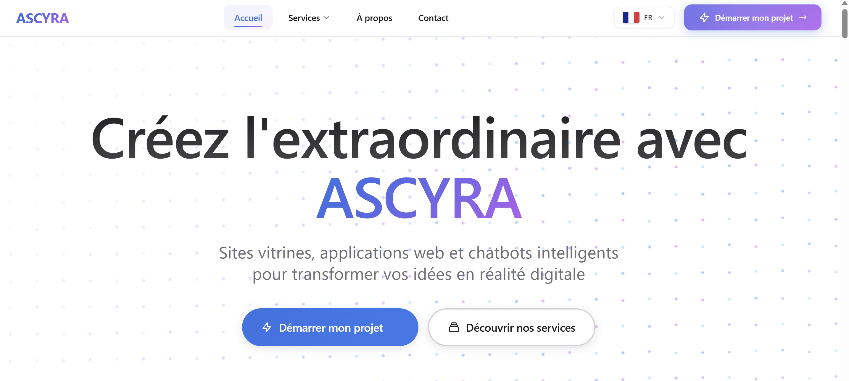 Site web de l'agence ASCYRA