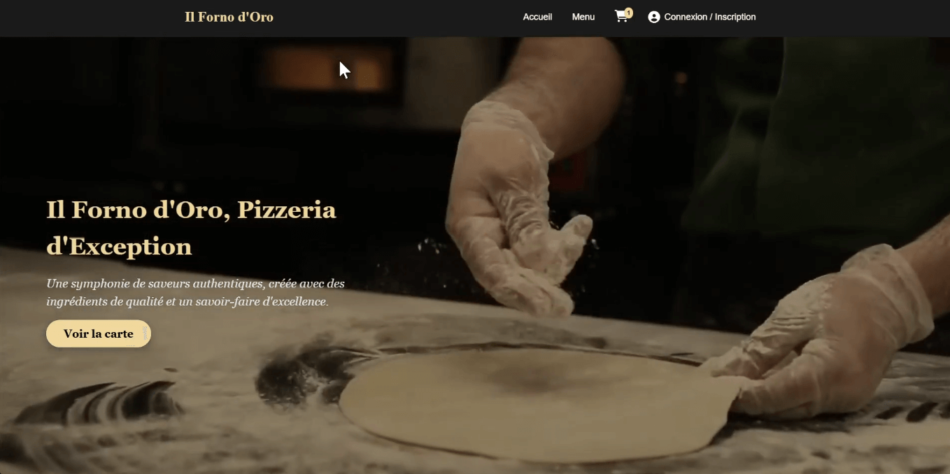 Site de réservation pour une pizzeria avec Next.js